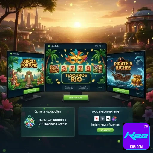 Entrada rápida no mobile com login seguro no k8b.com