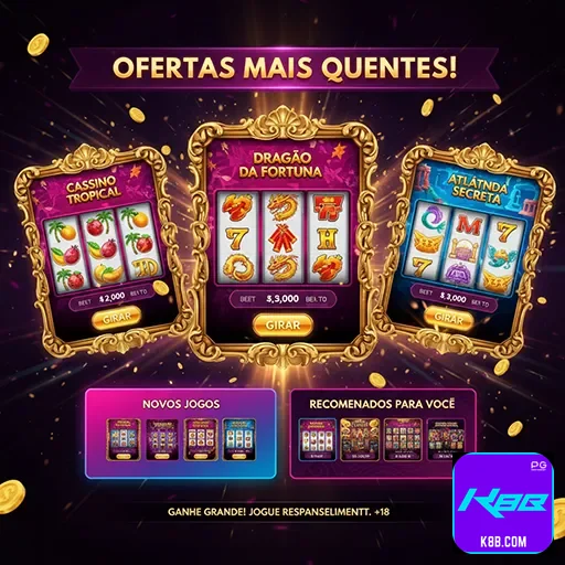 Tela da plataforma k8b.com no celular com entrada ágil